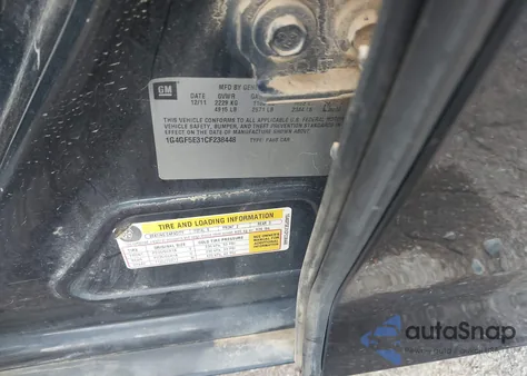 2012 Buick Lacrosse Premium 2 Group z USA, uszkodzony, nr VIN 1G4GF5E31CF238448